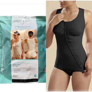 Marena Recovery FTA Post Surgical Compression Bodysuit XS Black NWT Sealed
